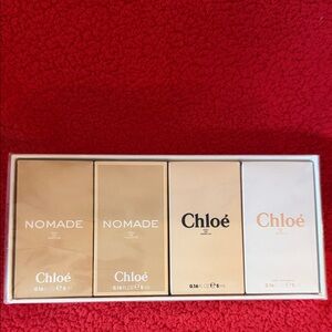 Chloe Nomade Perfume Set - Gold and Cream